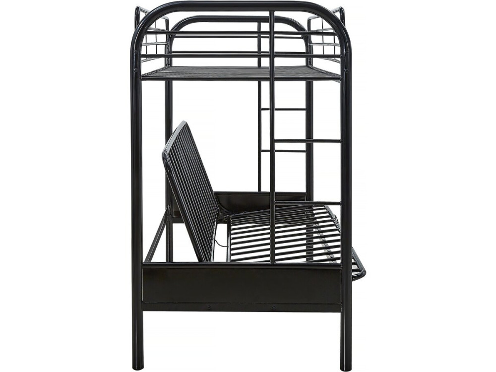 Letto a castello POLO - Metallo - Nero