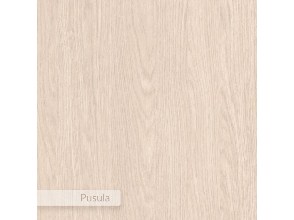 Comodino "Dotta" con lampadina in legno - 52 x 30 x 28 cm - Beige