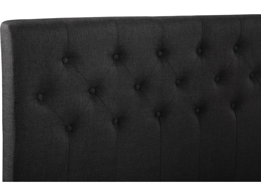 Letto "Emmy" - 140 x 190 cm - Grigio