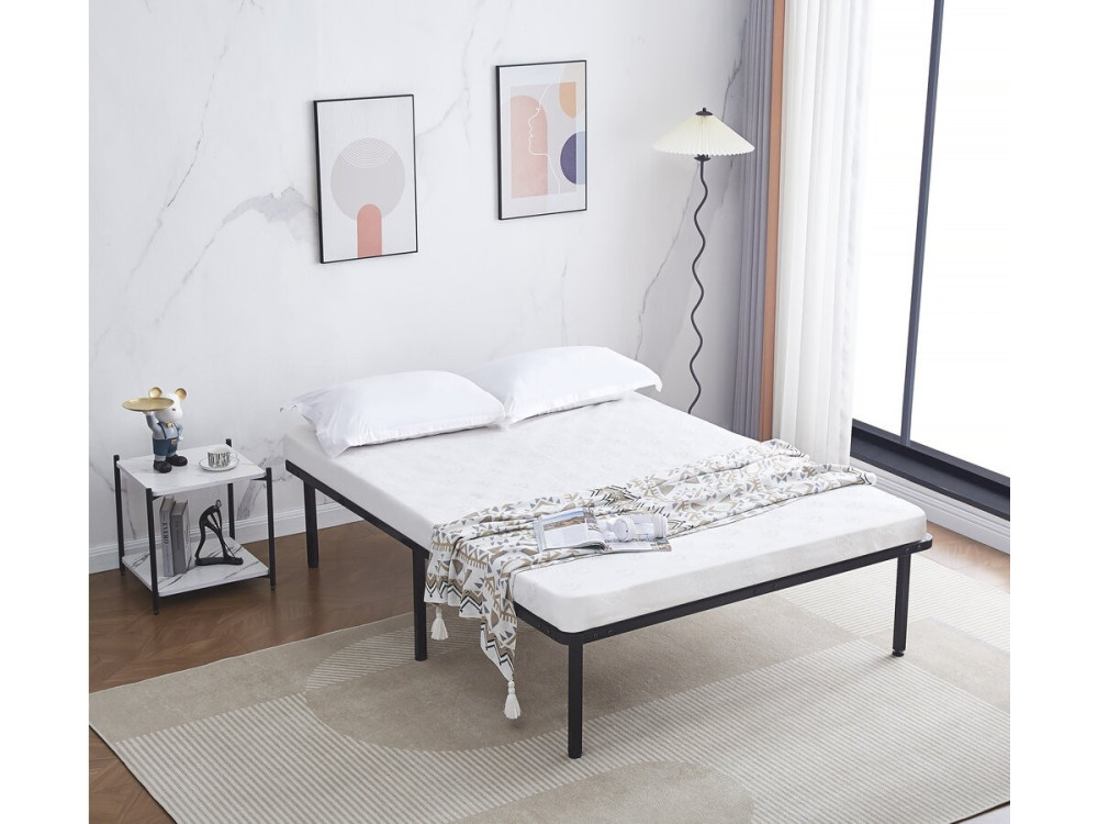 Rete a doghe - 140 x 190 cm - 13 doghe - Nero