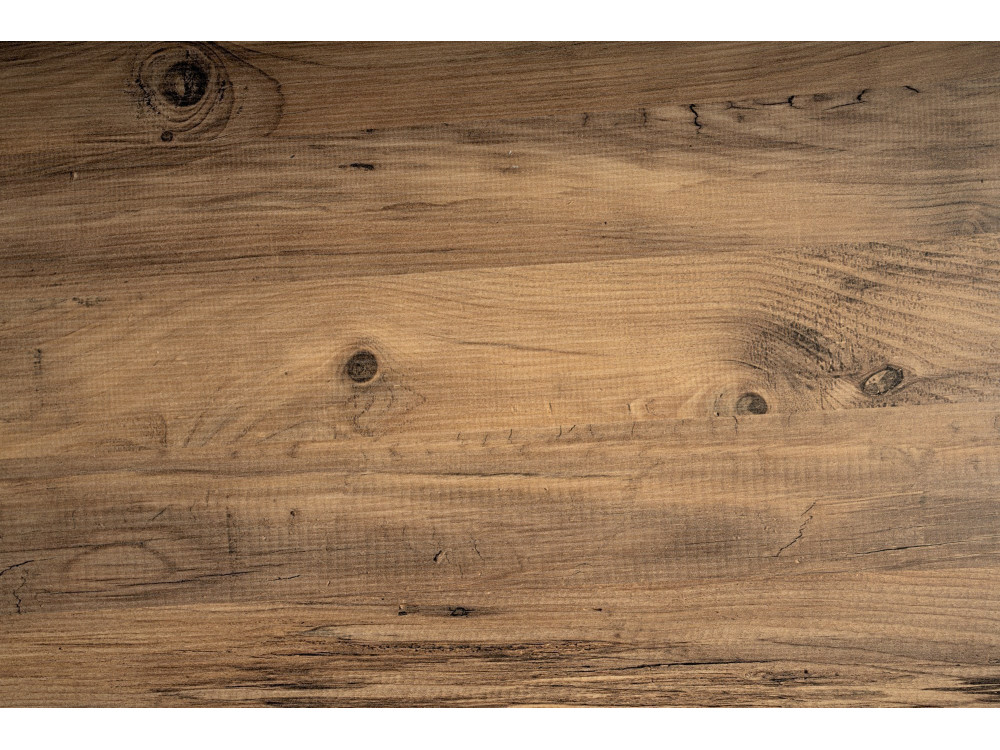 Scrivania in legno "Twin Study Desk" - 240 x 60 x 74 cm - Pino Atlantico Nero
