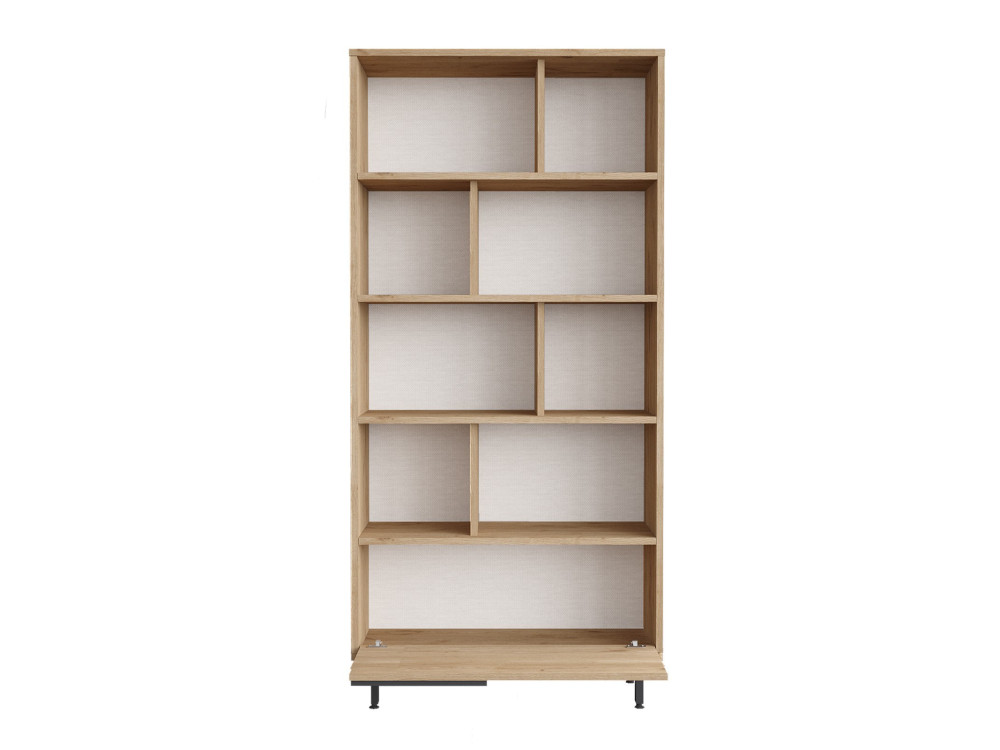 Libreria in legno "Calvin" 83,9 x 29,5 x 175,6 cm - Noce