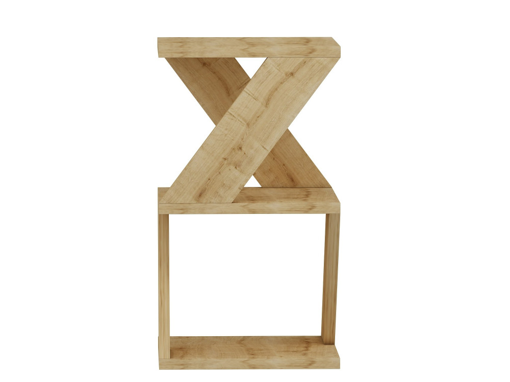 Tavolino laterale in legno "Albeni" - 30 x 30 x 50 cm - Rovere Zaffiro