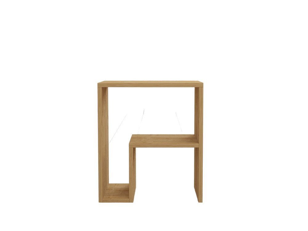 Tavolino in legno "Yepa" - 45 x 29 x 51 cm - Rovere Zaffiro