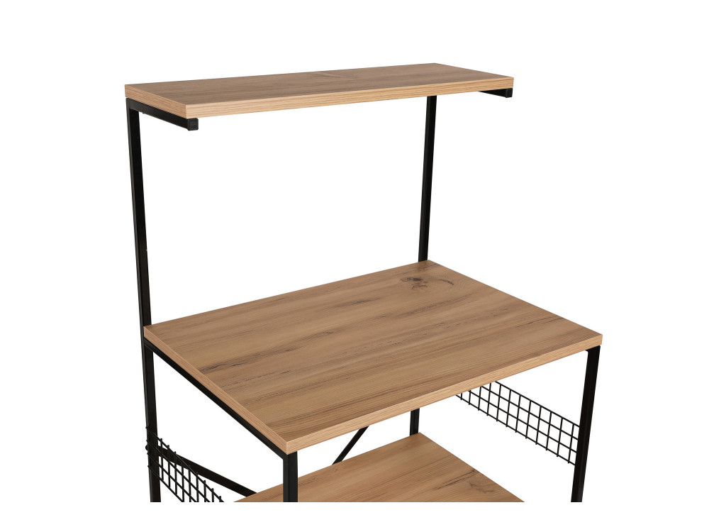Armadio multiuso in legno "Anemon" - 60 x 45 x 124 cm - Marrone