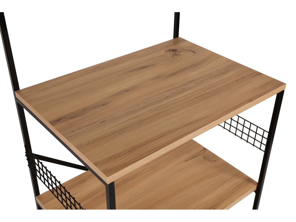 Armadio multiuso in legno "Anemon" - 60 x 45 x 124 cm - Marrone