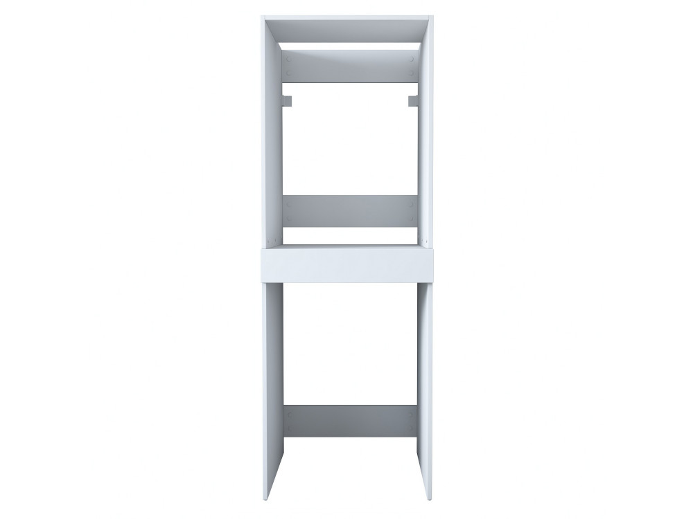 Armadio per lavatrice in legno "Dorma" - 66 x 65 x 189 cm - Bianco