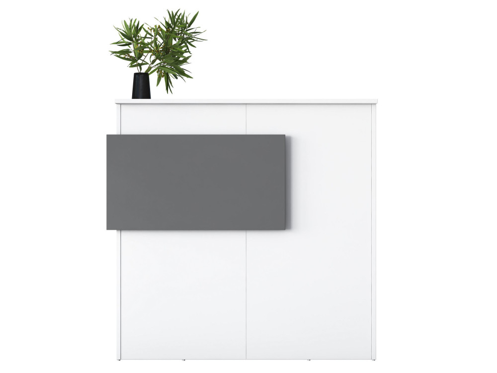 Tavolo da ricevimento in legno "Mona" - 110 x 40 x 110 cm - Bianco