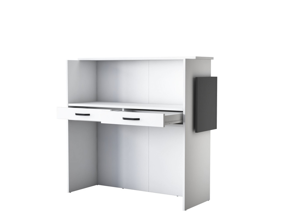 Tavolo da ricevimento in legno "Mona" - 110 x 40 x 110 cm - Bianco