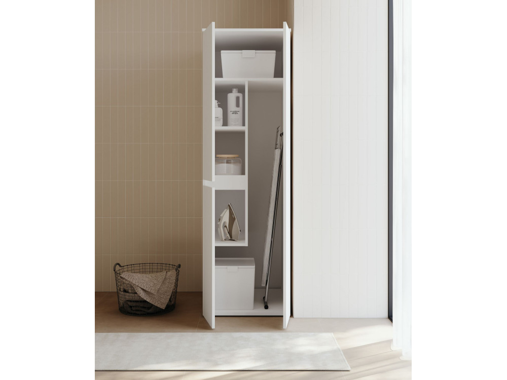 Armadio da bagno "Solis 60" - cm - Bianco opaco