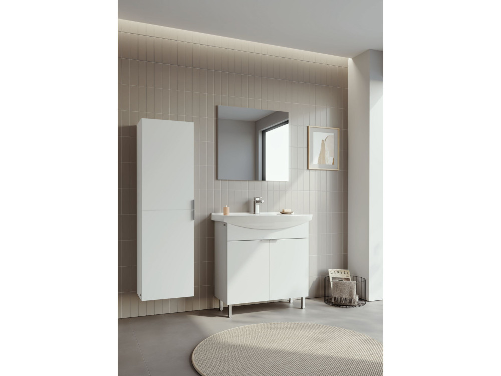 Mobile lavabo "Purus 80" - 80 x 50 x 83 cm - Bianco