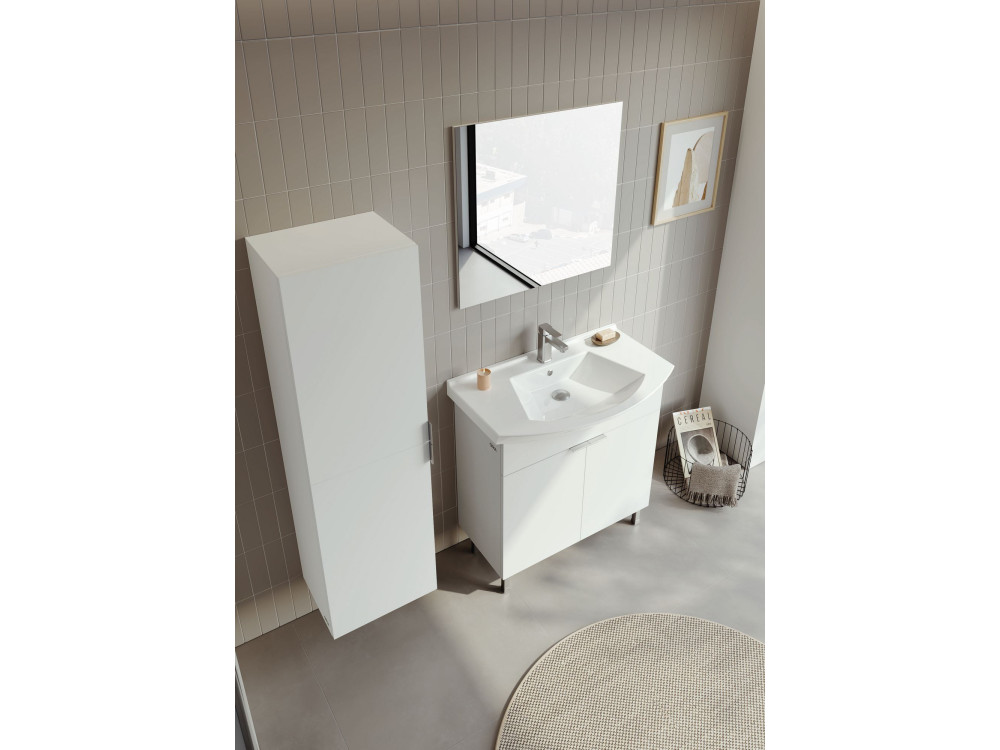 Mobile lavabo "Purus 80" - 80 x 50 x 83 cm - Bianco