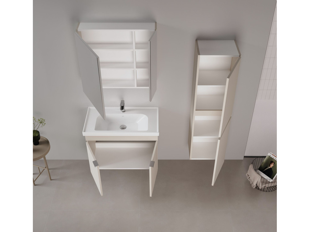 Mobile lavabo "Desna 80" - 80 x 45 x 58 cm - Sabbia