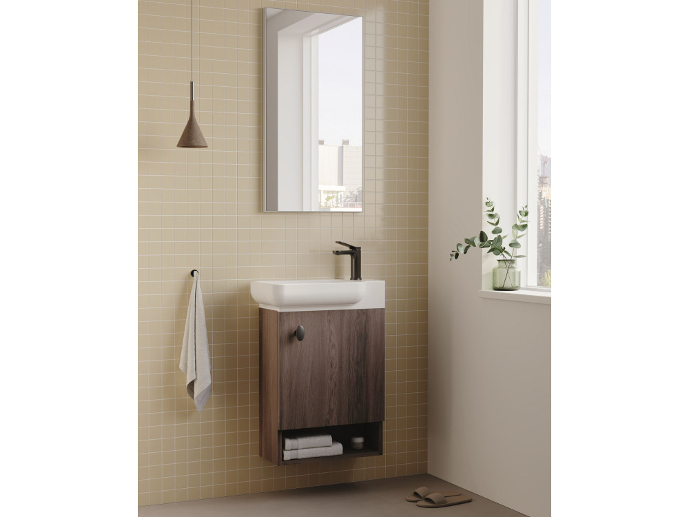 Mobile lavabo "Begonya 55" - 53 x 33 x 75 cm - Noce scuro