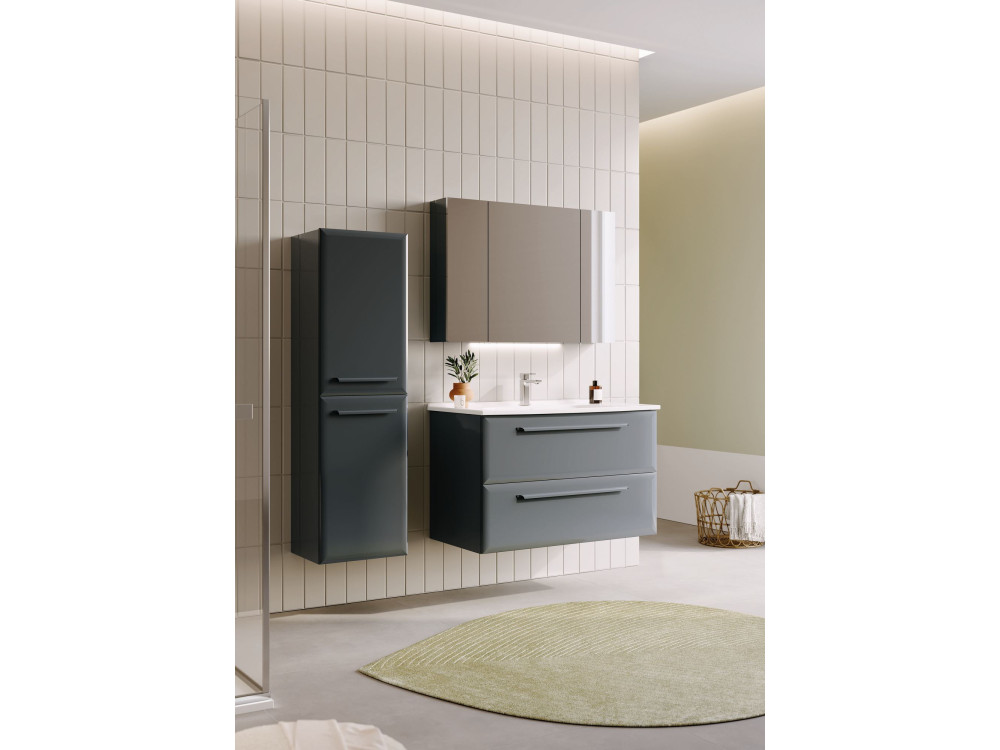 Mobile da bagno "Nuvola 40 v3" - 40 x 32 x 138 cm - Antracite