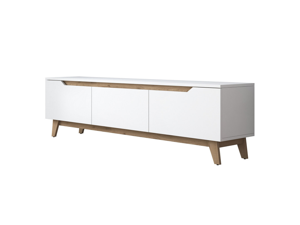 Porta TV in legno "Digi" - 180 x 35 x 48 cm - Beige