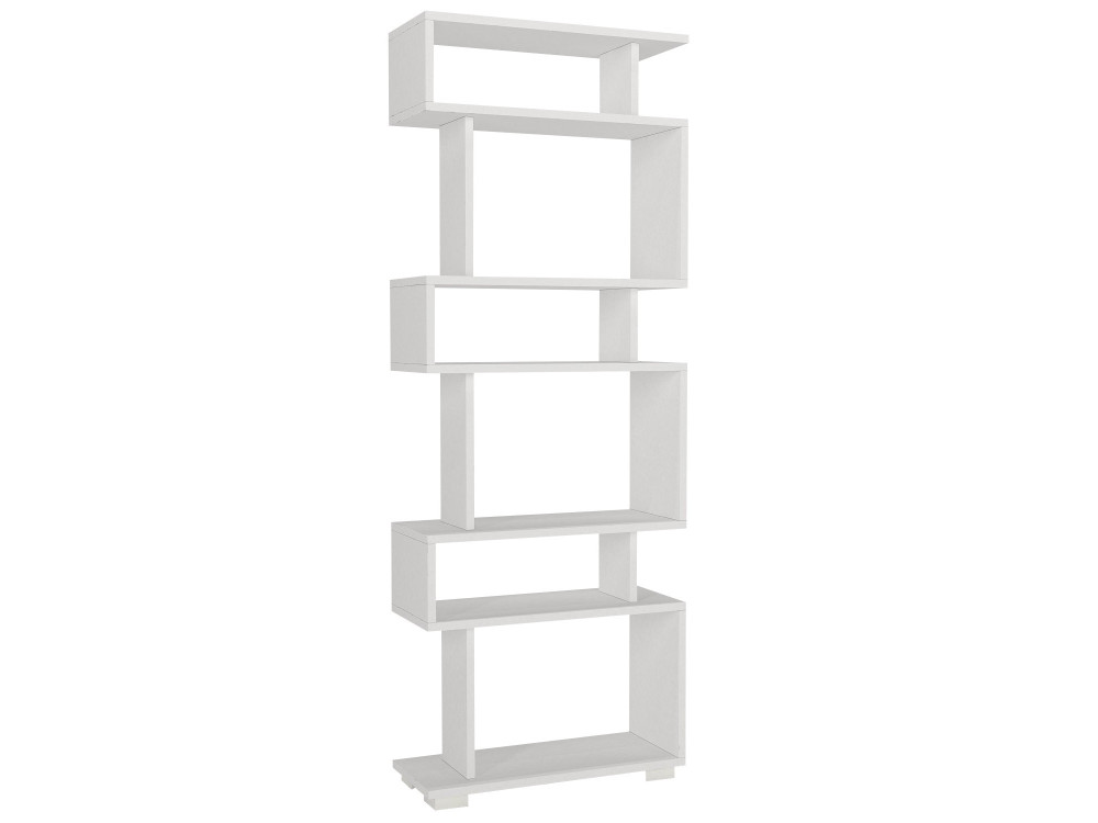 Libreria in legno "Blok" - 60 x 19 x 165 cm - Bianco