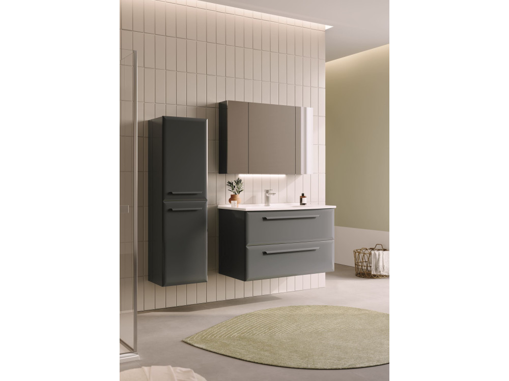 Mobile lavabo "Nuvola 100 v2" - 100 x 50 x 62 cm - Antracite