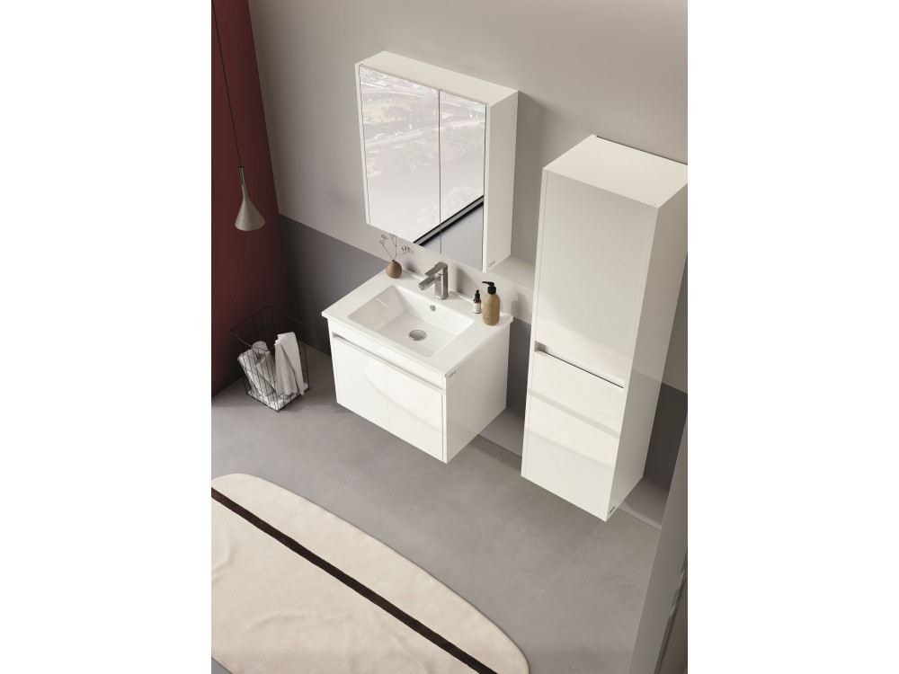 Mobile lavabo "Arno 65" - 65 x 45 x 52 cm - Bianco