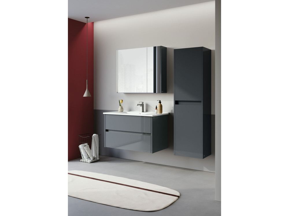 Mobile lavabo "Arno 85" - 85 x 45 x 52 cm - Antracite