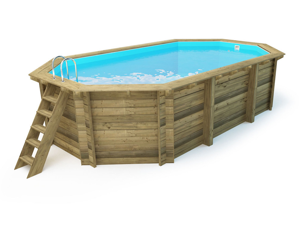 Piscina in legno " Havana " 7,57 x 4,07 x 1,44 m