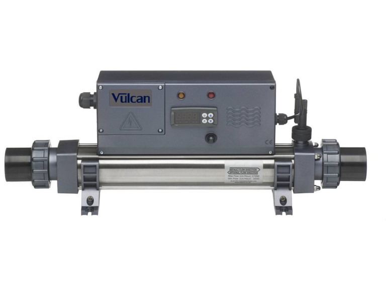 Riscaldatore elettrico "Vulcan Digital" - 29 x 24 x 51,5 cm - 4,5 kW monofase - Grigio