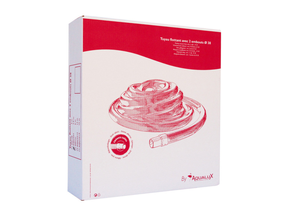 Tubo flessibile galleggiante con 2 estremità pretagliate - 4 m, Ø 38 mm