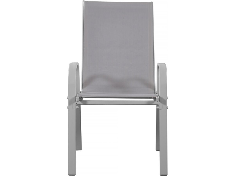 Sedia da giardino textilene "Cordoba" -Phoenix- Ecru-Set di 2