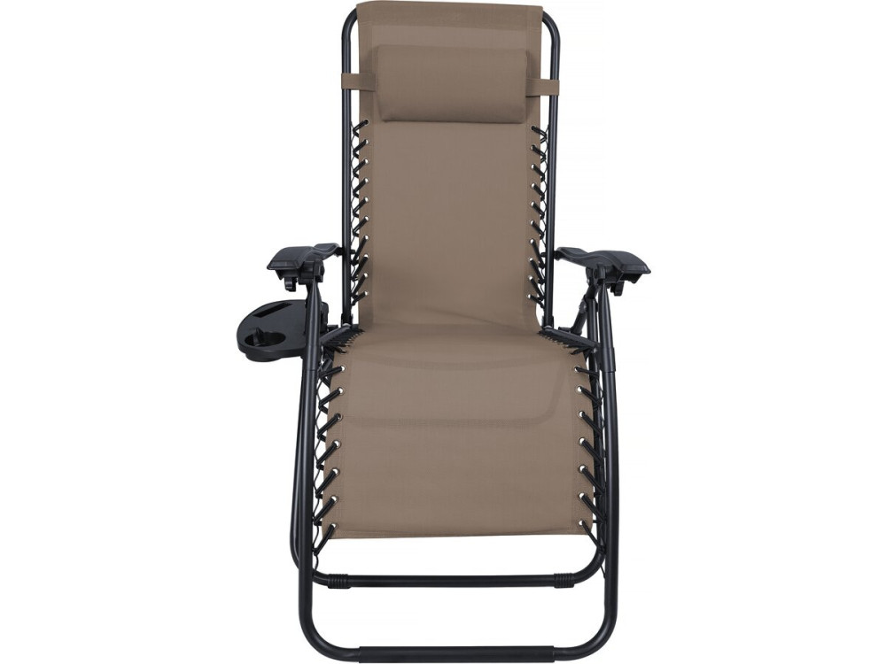 Set di 2 poltrone da giardino reclinabili a gravità zero "Sintra" - Taupe