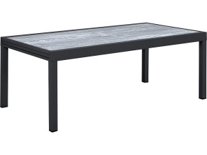 Tavolo da giardino allungabile in alluminio "Lagos" - 200/320 x 105 x 76 cm - Grigio