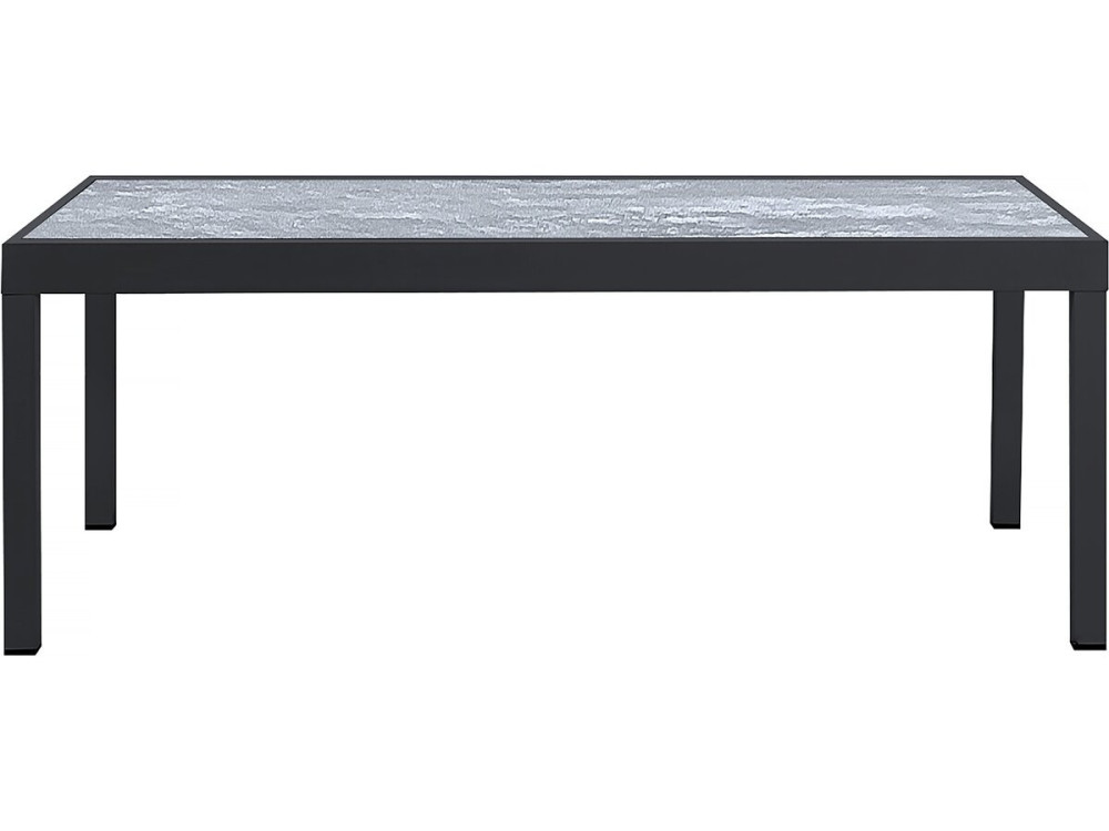 Tavolo da giardino allungabile in alluminio "Lagos" - 200/320 x 105 x 76 cm - Grigio