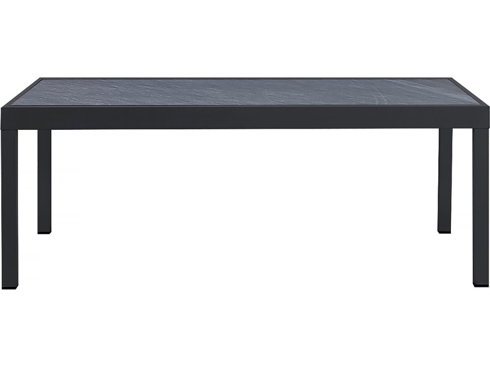 Tavolo da giardino allungabile in alluminio "Lagos" - 200/320 x 105 x 76 cm - Nero