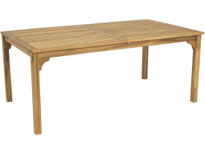 Tavolo da giardino allungabile in legno "Valladolid" 180/240 cm - posti a sedere da 6 a 10 - Marrone