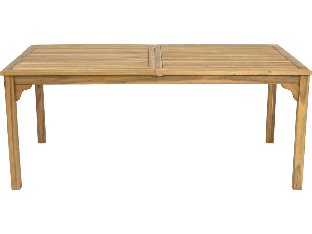 Tavolo da giardino allungabile in legno "Valladolid" 180/240 cm - posti a sedere da 6 a 10 - Marrone