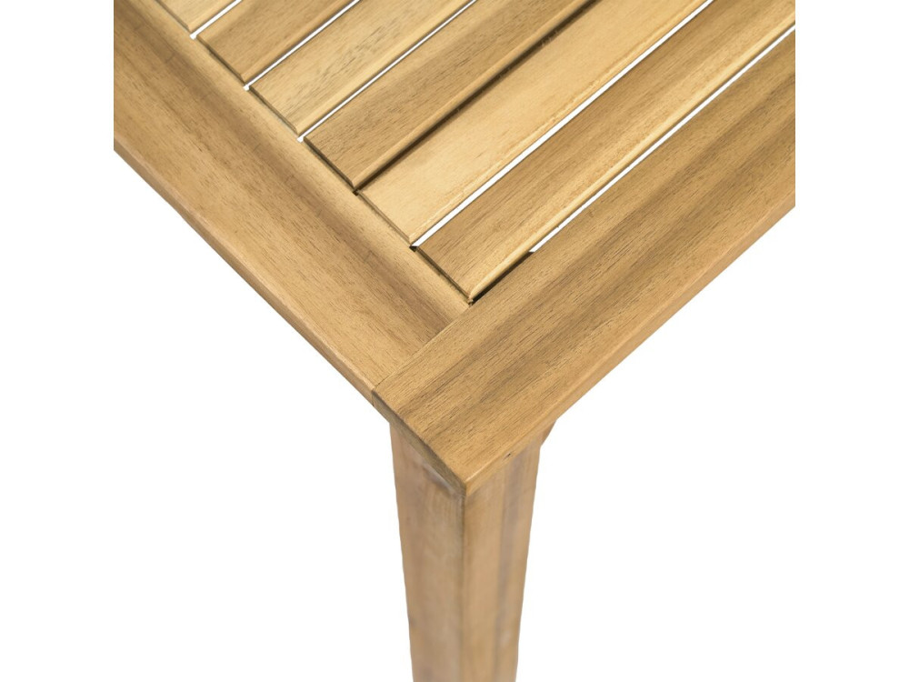 Tavolo da giardino allungabile in legno "Valladolid" 180/240 cm - posti a sedere da 6 a 10 - Marrone