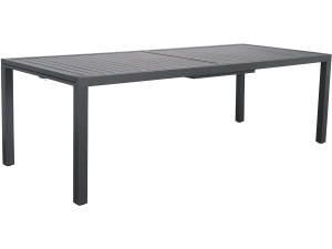 Tavolo da giardino allungabile in metallo "Salou" - 240/300 x 100 x 75 cm - Grigio