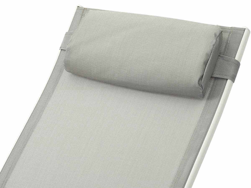 2 lettini in alluminio Beauty - PHOENIX - Grigio - set di 2