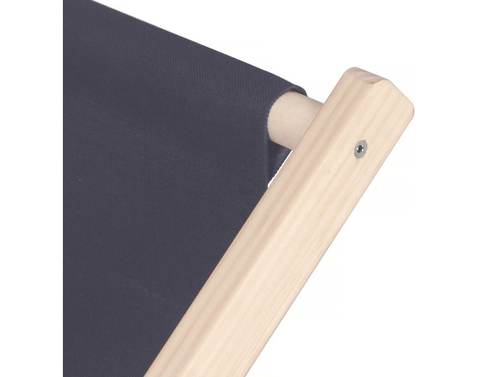 Set di 2 sedie a sdraio in legno "Chilean" - 107 x 56.5 x 81 cm - Grigio