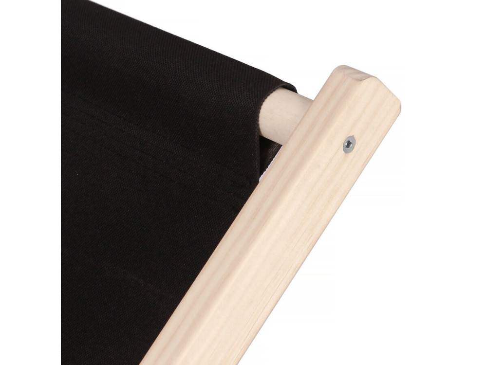 Set di 2 Transat di legno "Chilienne" - Nero