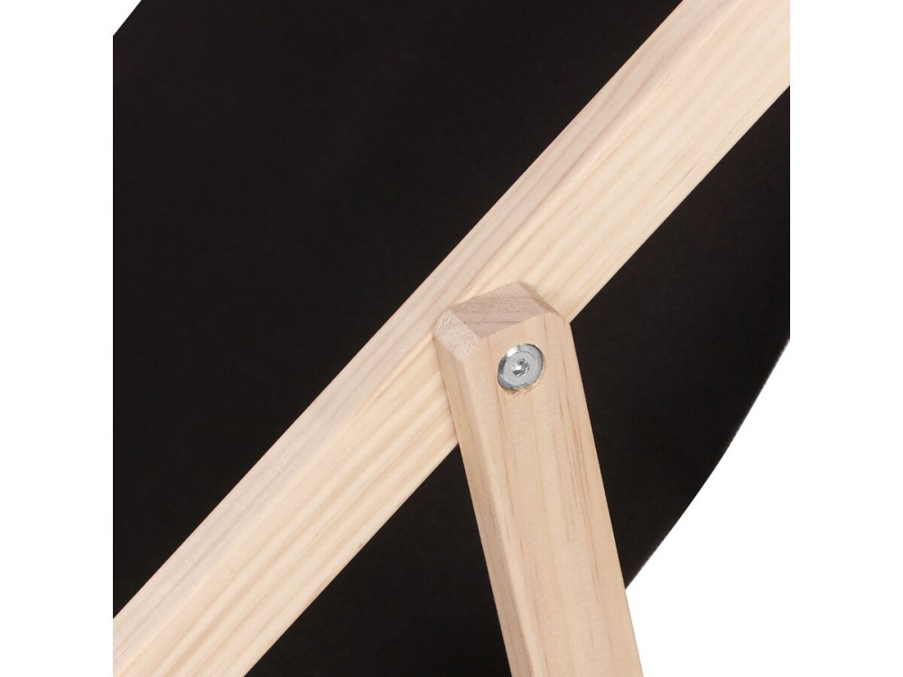Set di 2 Transat di legno "Chilienne" - Nero