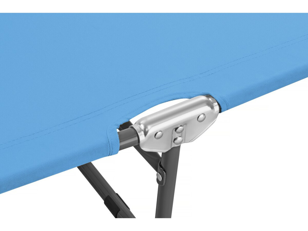 Lettino prendisole pieghevole "Lazy" - Con parasole - Blu