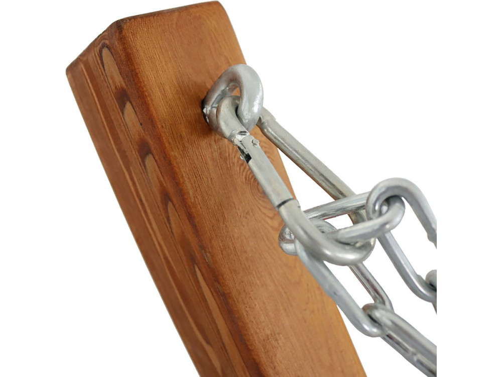 Amaca di legno con tela di cotone "Dallas" - 3 m - Ecru