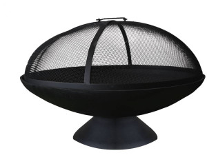 Braciere in ghisa con campana "Junto" - Ø 58 x 38 cm - Nero