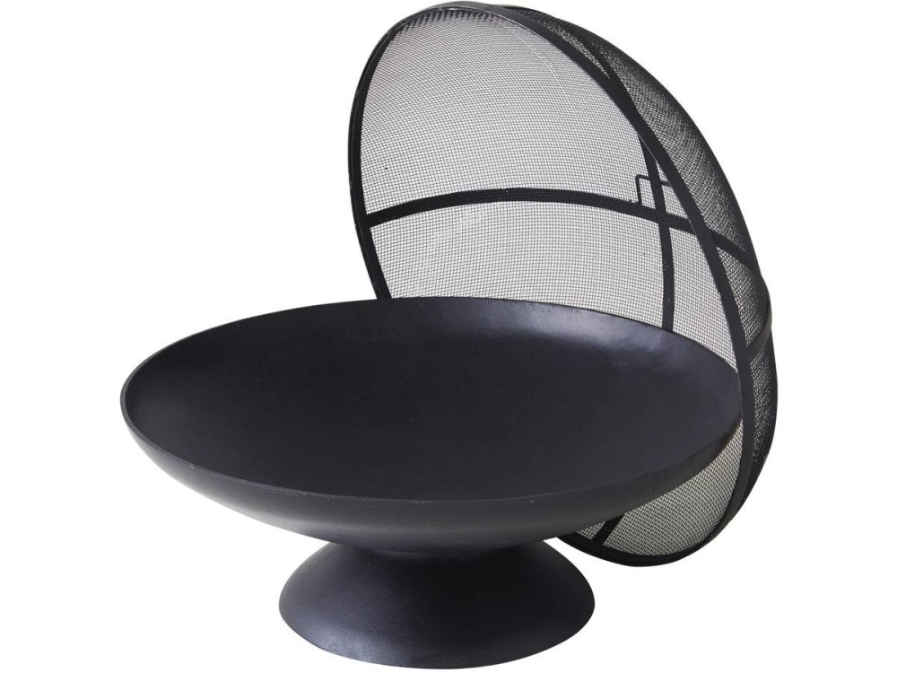 Braciere in ghisa con campana "Junto" - Ø 58 x 38 cm - Nero