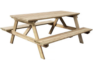 Tavolo da picnic per adulti "Gardenia" - 180 x 150 x 75 cm - 6/8 persone
