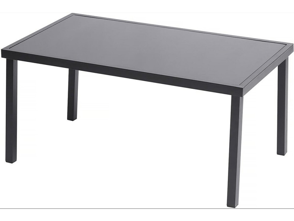 Salotto da giardino basso "Lino" - 4 posti - Grigio