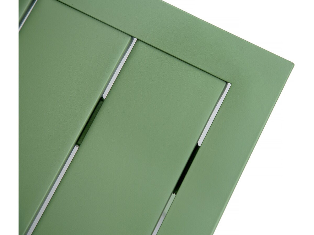 Set di mobili da giardino in metallo "Queens" - 4 posti - Verde