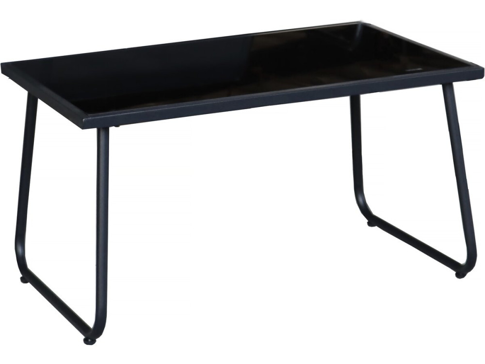 Set di mobili da giardino in metallo "Fortaleza" - 4 posti - Nero