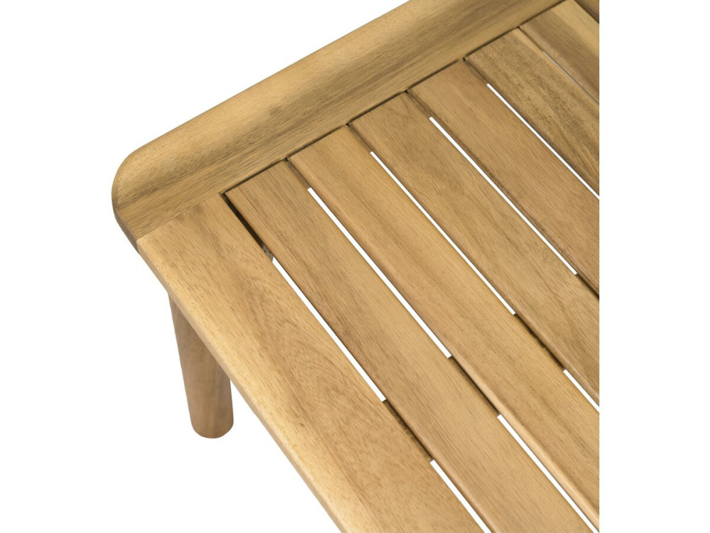 Set di mobili da giardino in legno "Milano" con cuscini - 4 posti - Grigio