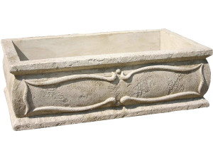 Grande fioriera "Verona" - in pietra - 50 x 100 x 30 cm